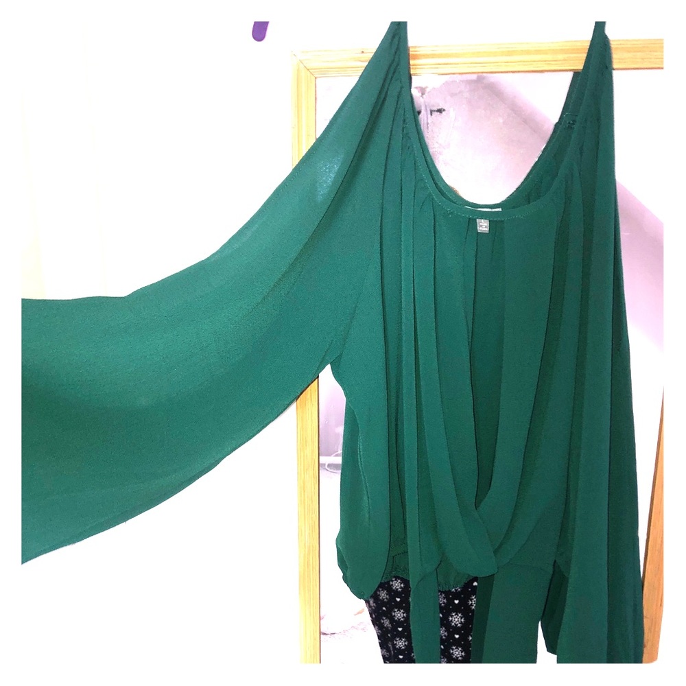 Gorgeous bright off the shoulder blouse